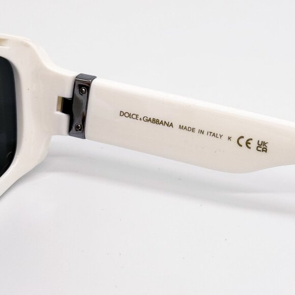 NEW DOLCE&GABBANA UISEX WHITE SUNGLSSES - Picture 13 of 14